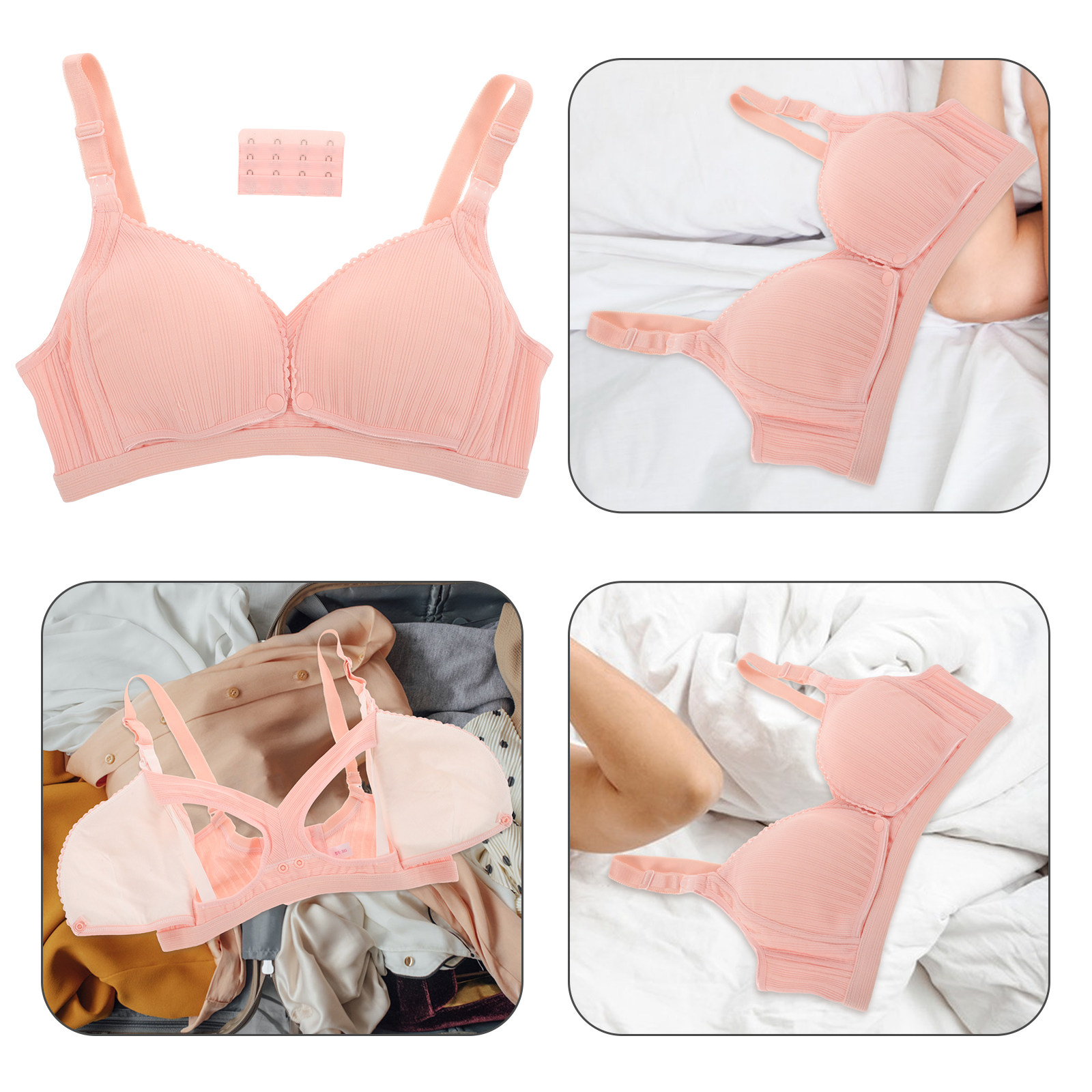 Tank Top Ribbed - Bra Menyusui Ibu Hamil Warna Pink