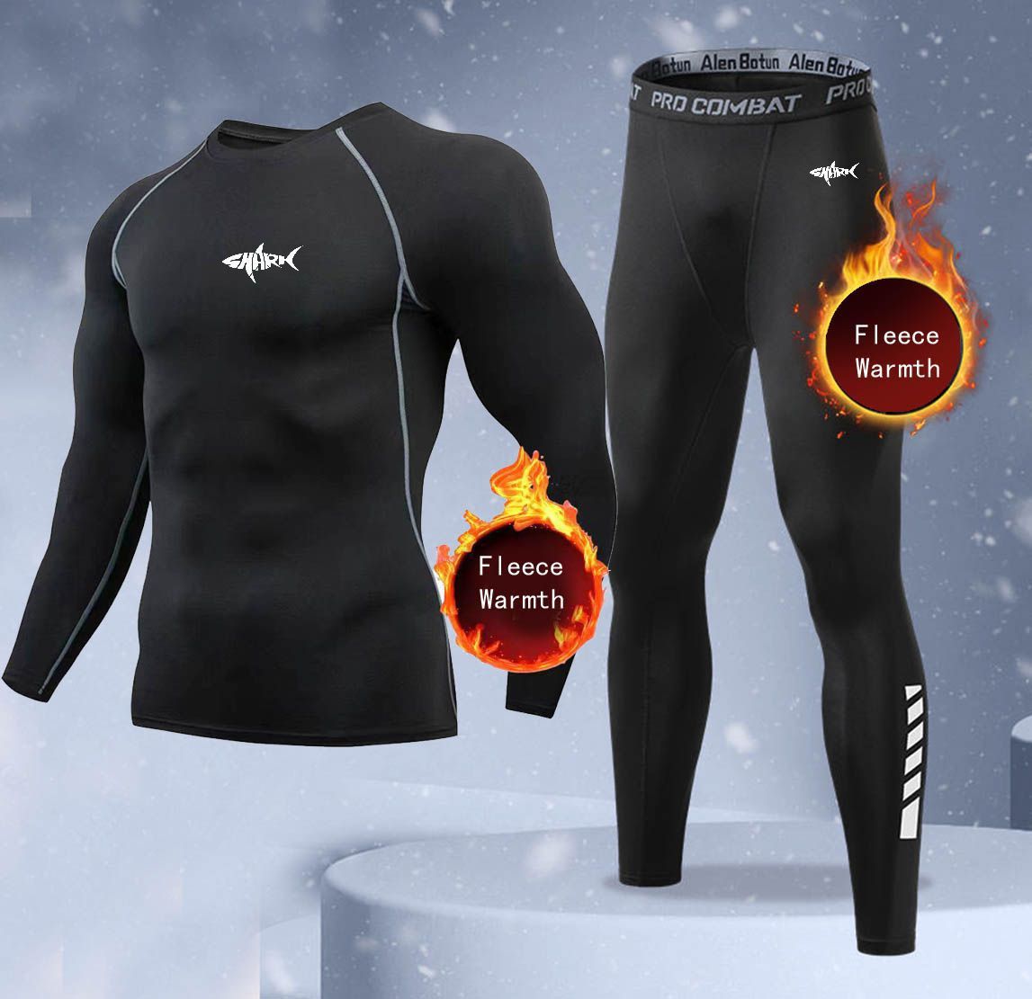 Thermal Long John - Set Pakaian Dalam Pria Musim Dingin